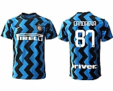 2020-21 Inter Milan 87 CANDREVA Home Thailand Soccer Jersey,baseball caps,new era cap wholesale,wholesale hats